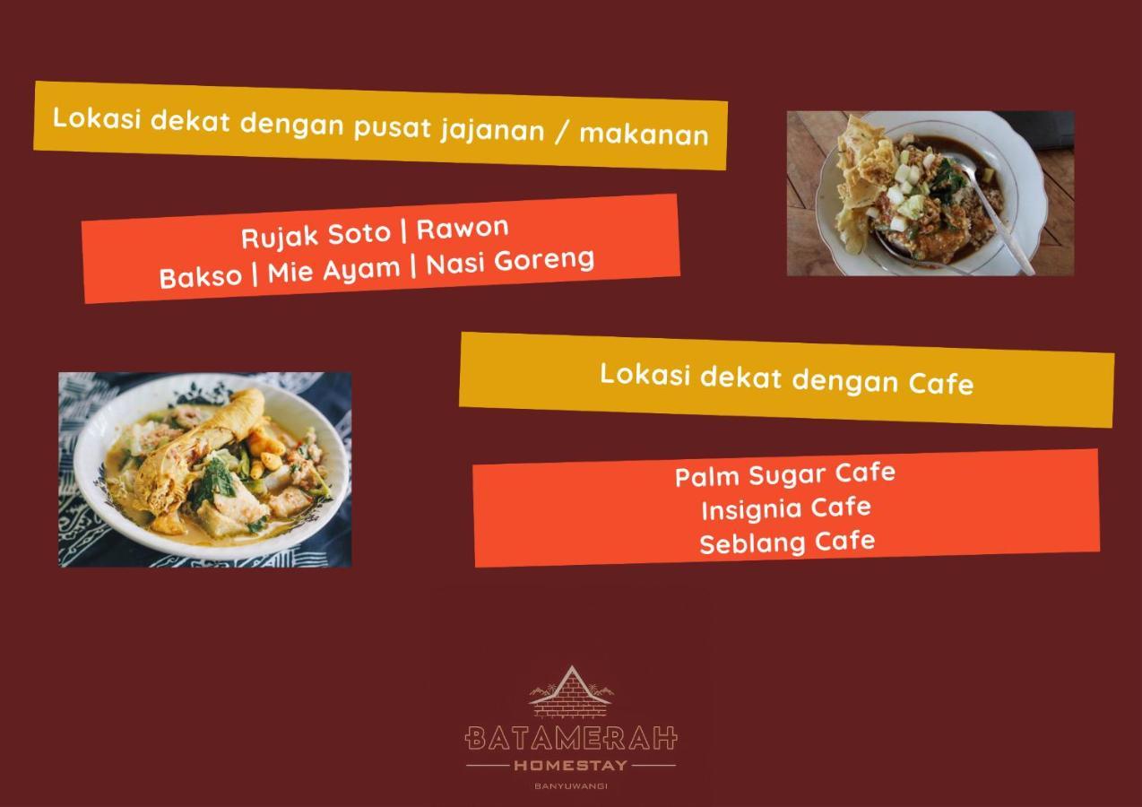 Bata Merah Homestay Banyuwangi  Eksteriør billede